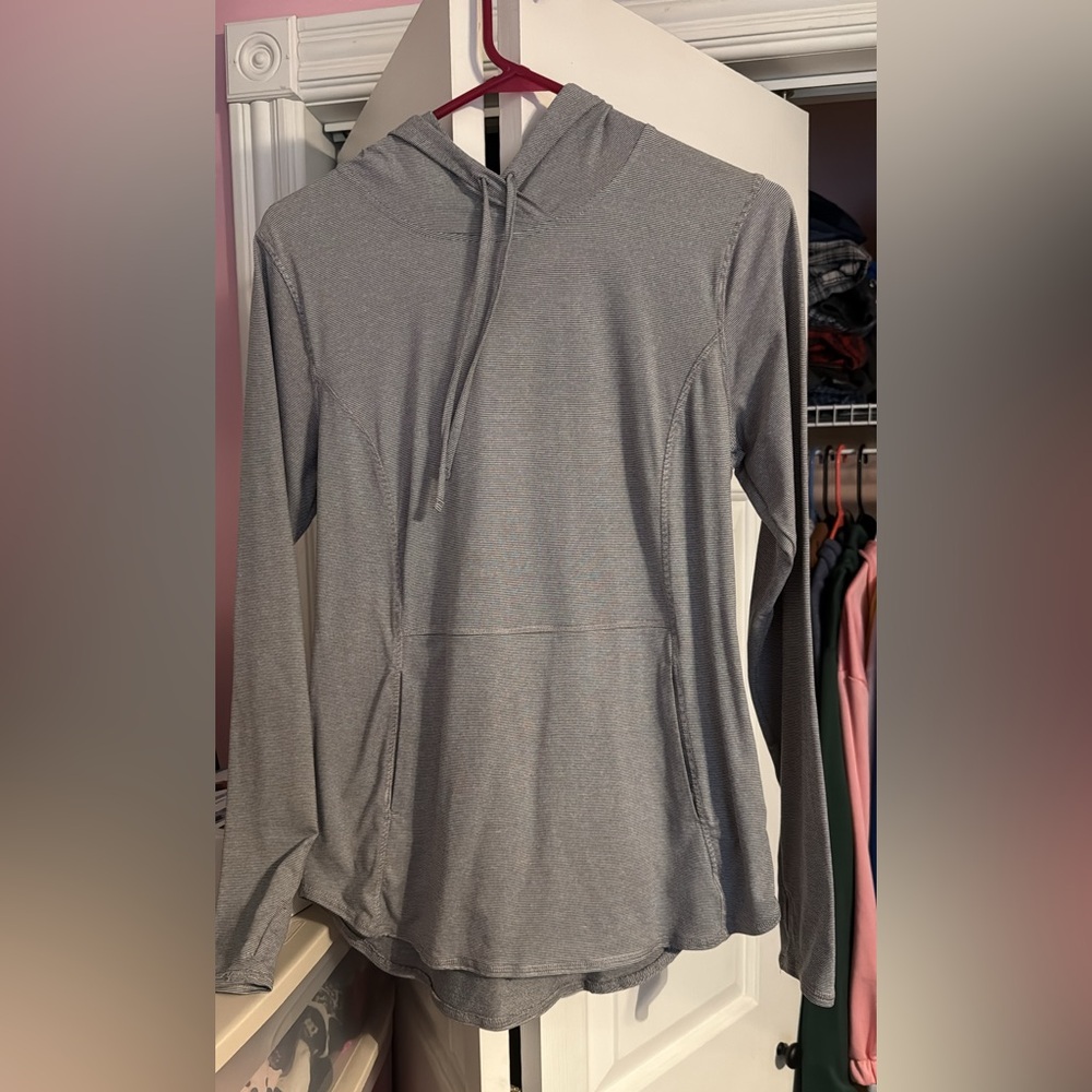 Gray Women's Hoodie Top
